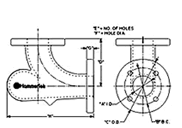 HAMMERTEK 90 degree Schedule 40 Pipe